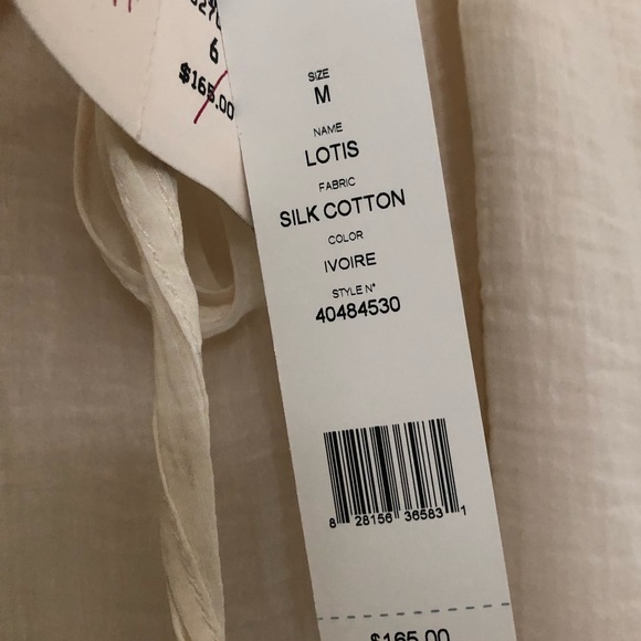 Theory M Silk Cotton Camisole Cream - Picture 5 of 7